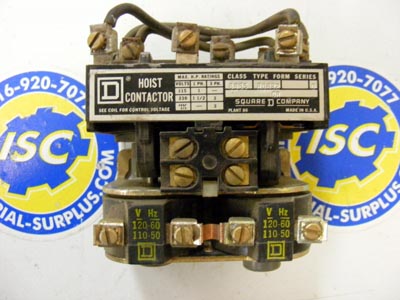 <b>Square D - </b>8965-RO6S2 Hoist Contactor Series D